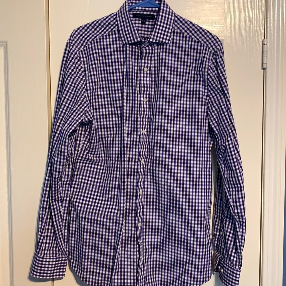 Tommy Hilfiger Purple Dress Shirt